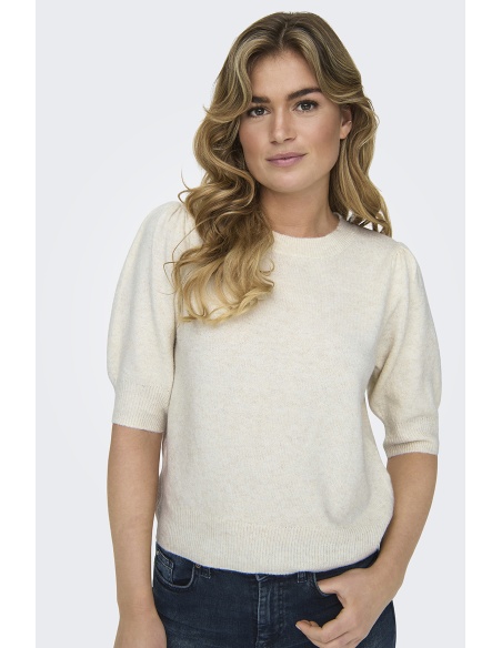 Pull Maille Ecru ONLRICA