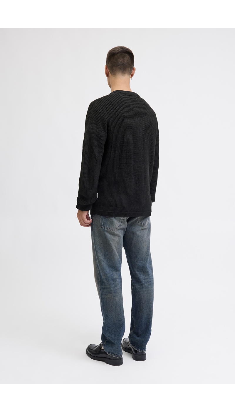 Pull Maille Noir JJKAITO