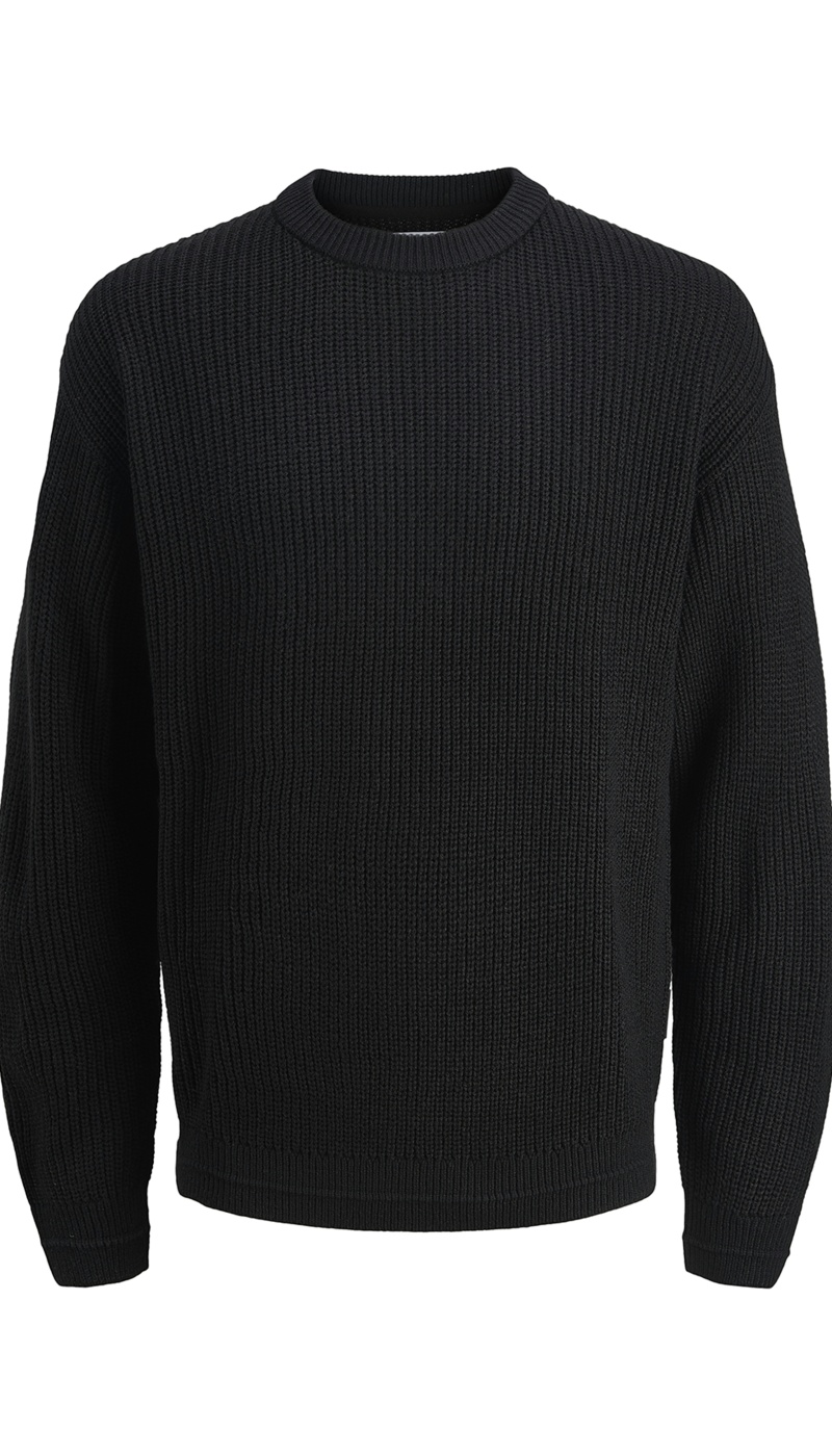 Pull Maille Noir JJKAITO