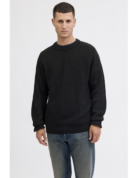 Pull Maille Noir JJKAITO