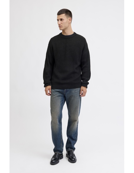 Pull Maille Noir JJKAITO
