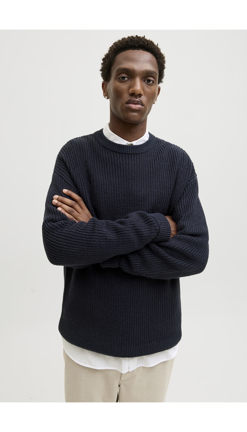 Pull Maille Marine JJKAITO