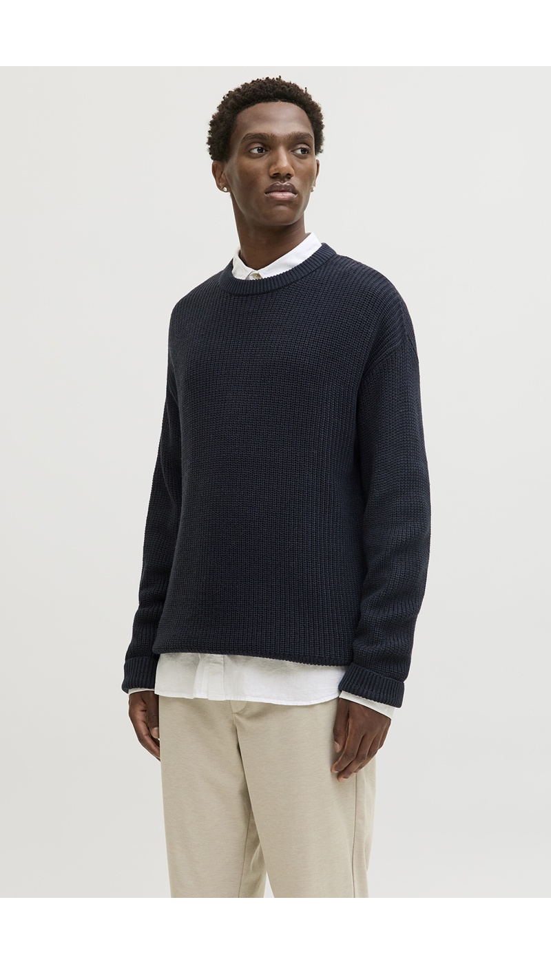 Pull Maille Marine JJKAITO