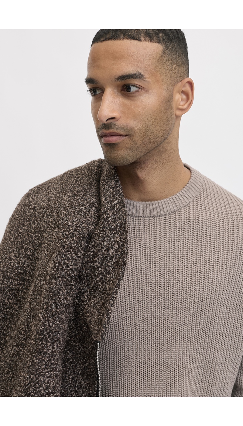 Pull Maille Beige JJKAITO