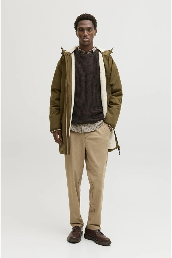 Pull Maille Chocolat JJKAITO Jack&Jones - 1 | HAUTS