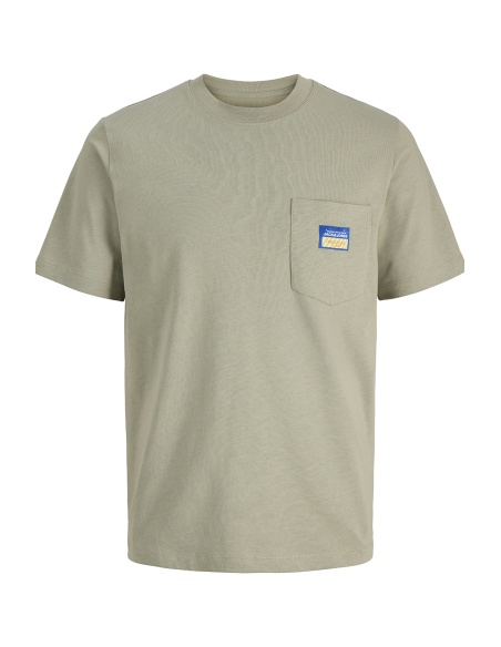 Tee Shirt Patch Beige JORPOCKY