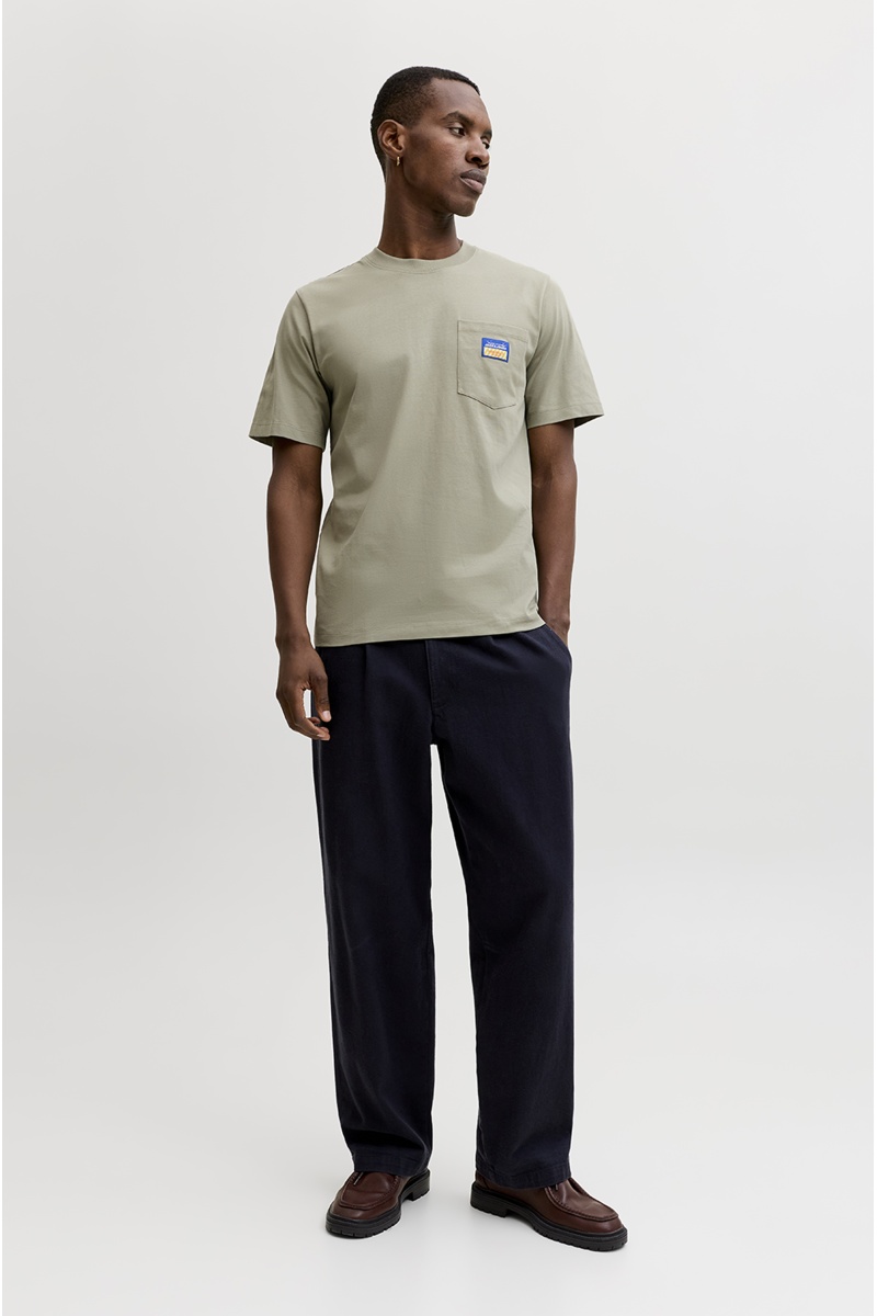 Tee Shirt Patch Beige JORPOCKY