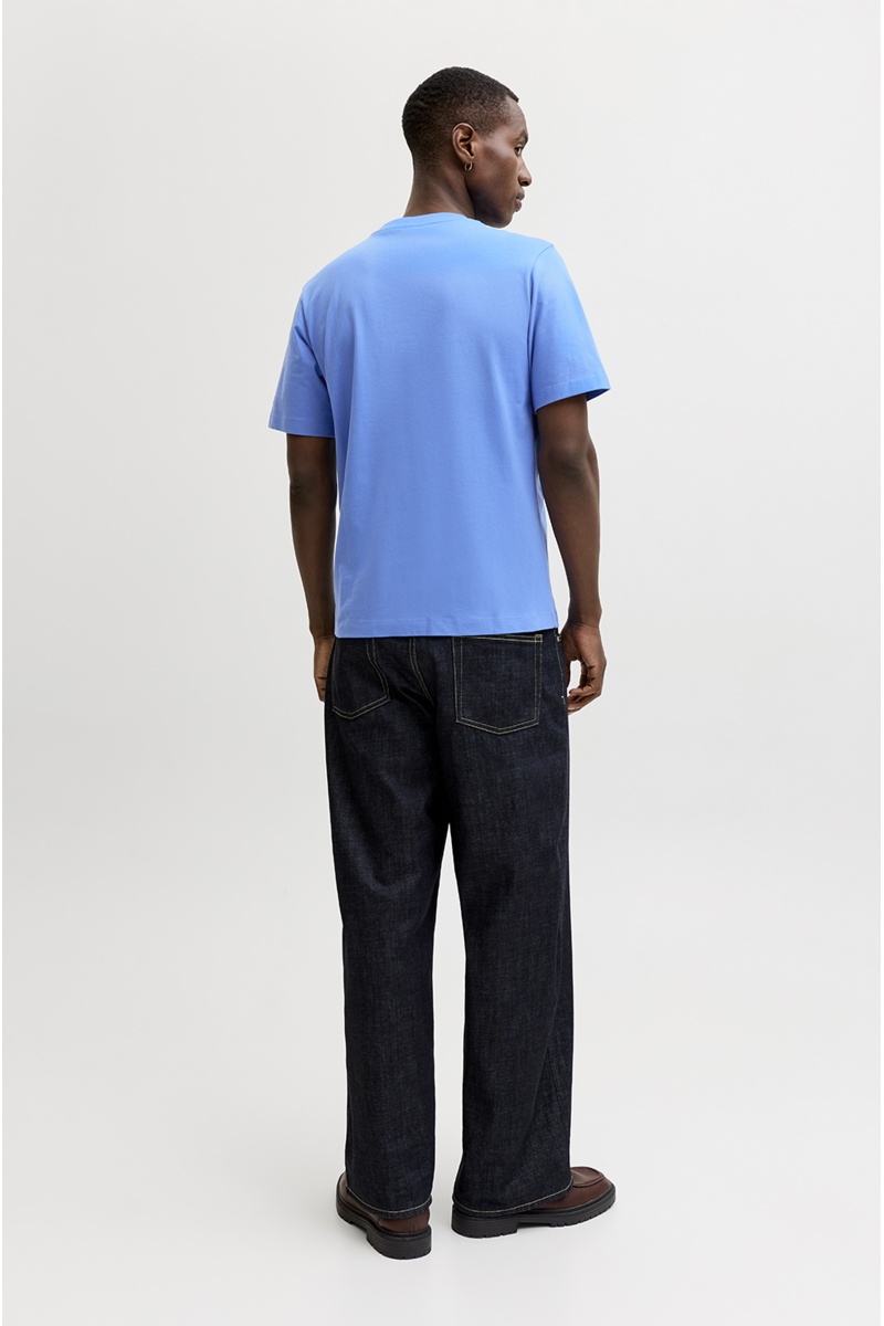 Tee Shirt Patch Bleu JORPOCKY 2