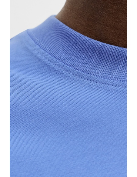 Tee Shirt Patch Bleu JORPOCKY