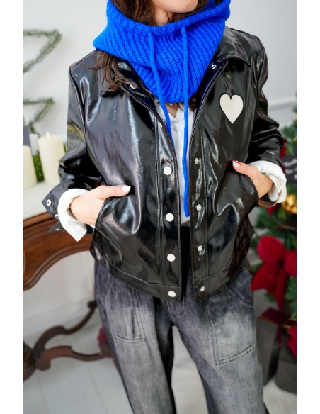 Cagoule Laine Bleue ANTARES