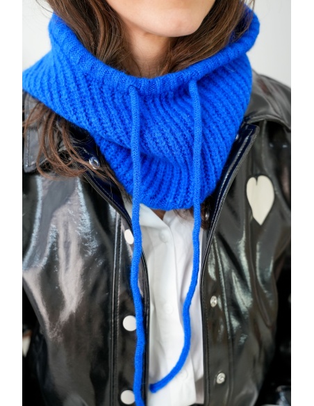 Cagoule Laine Bleue ANTARES