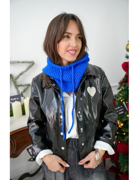 Cagoule Laine Bleue ANTARES