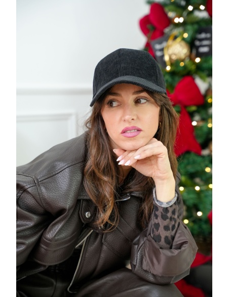 KESSLY  NOIR CASQUETTE