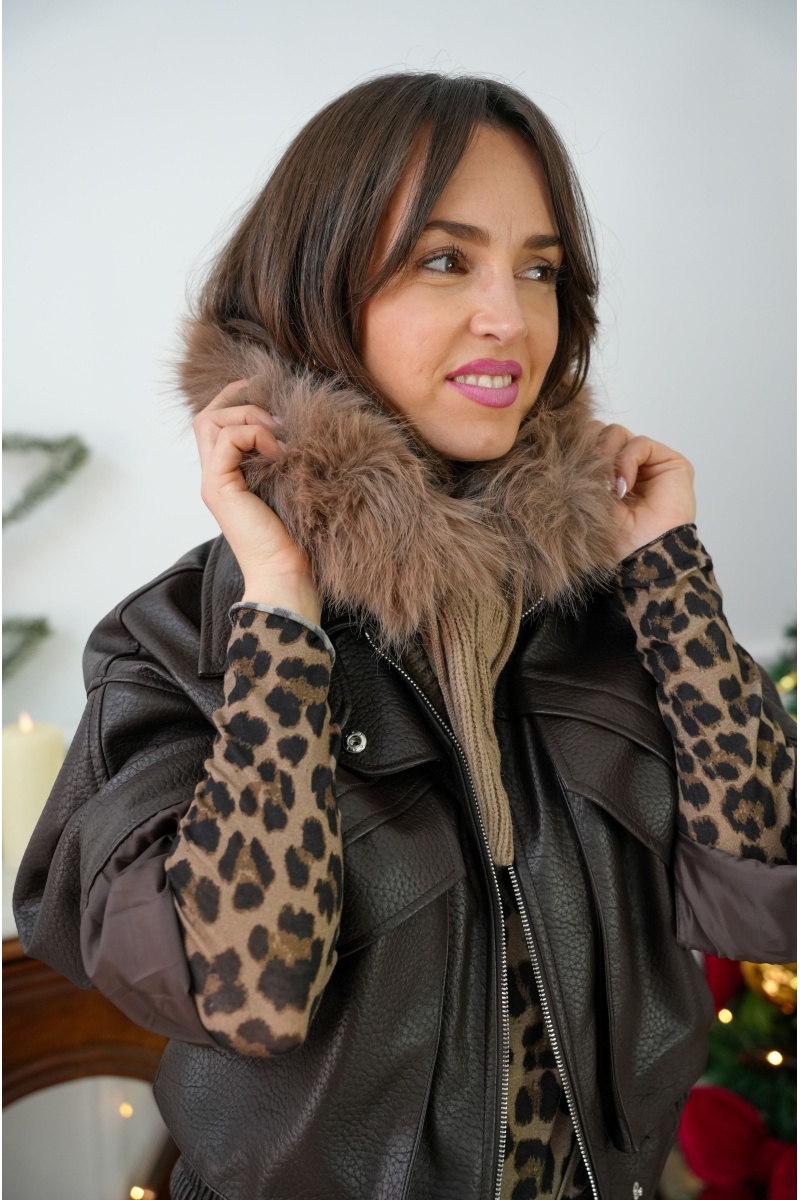 nouven modo FOURRE BEIGE BONNETS