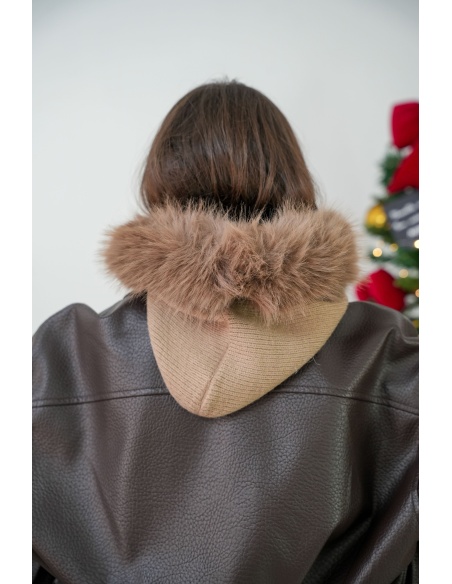 nouven modo FOURRE BEIGE BONNETS