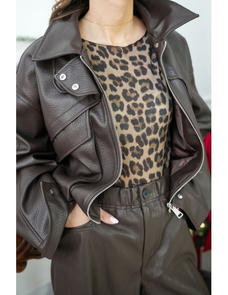 Haut Léopard Beige CAROL