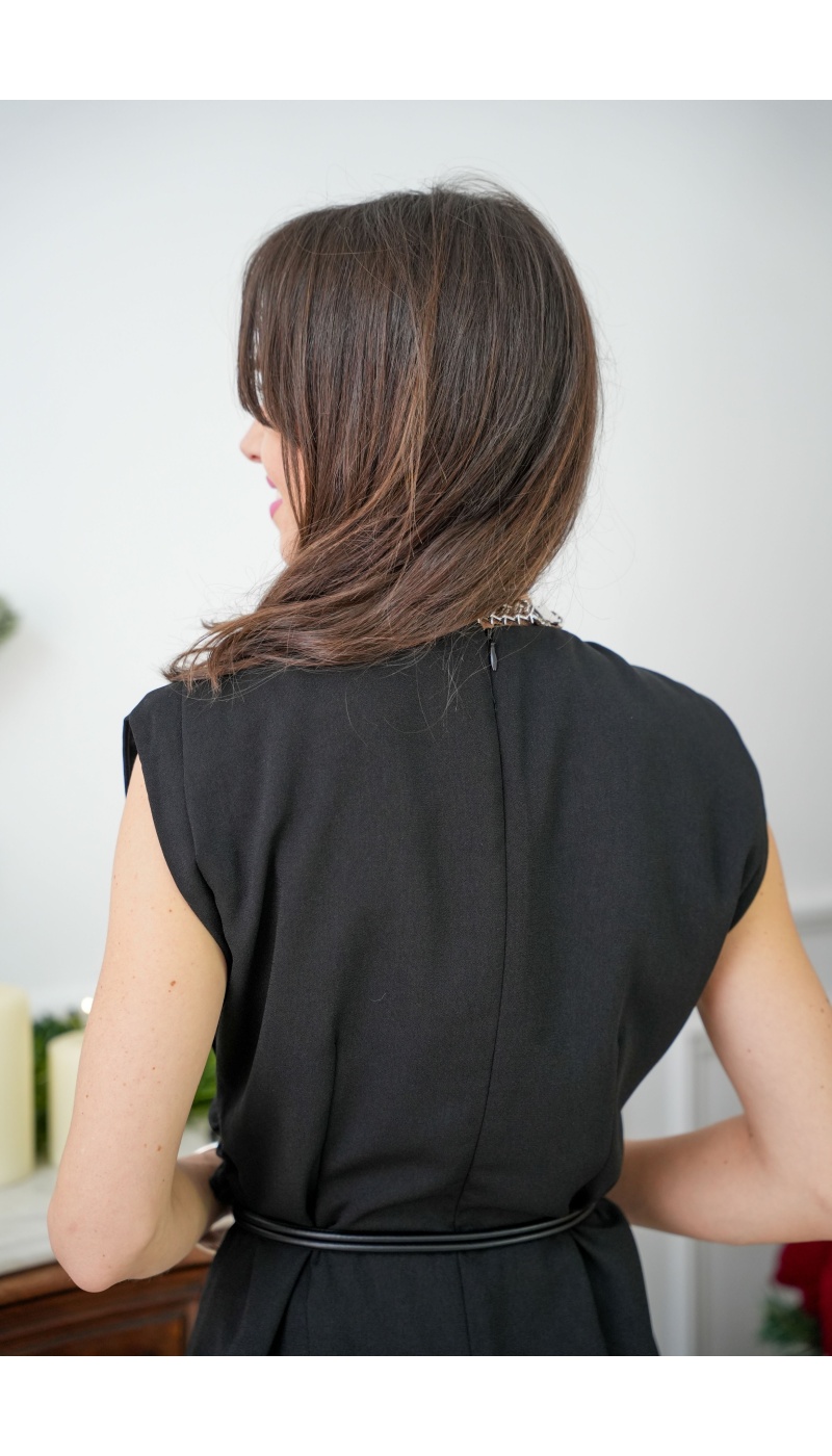 Robe Courte Noire HANNAH