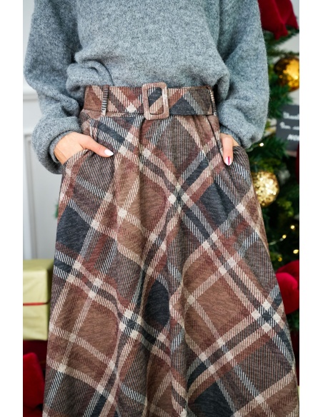 NANA MODA CARREA MARRON JUPES FEMME