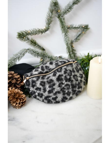 nouven modo LEOPAR GRIS POCHETTE