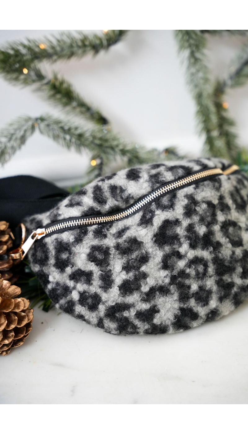nouven modo LEOPAR GRIS POCHETTE