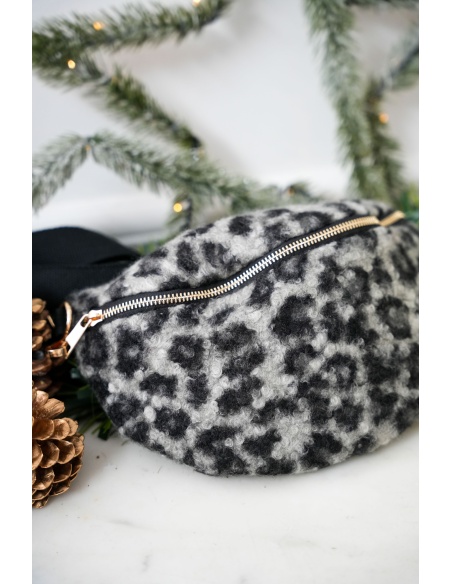 nouven modo LEOPAR GRIS POCHETTE