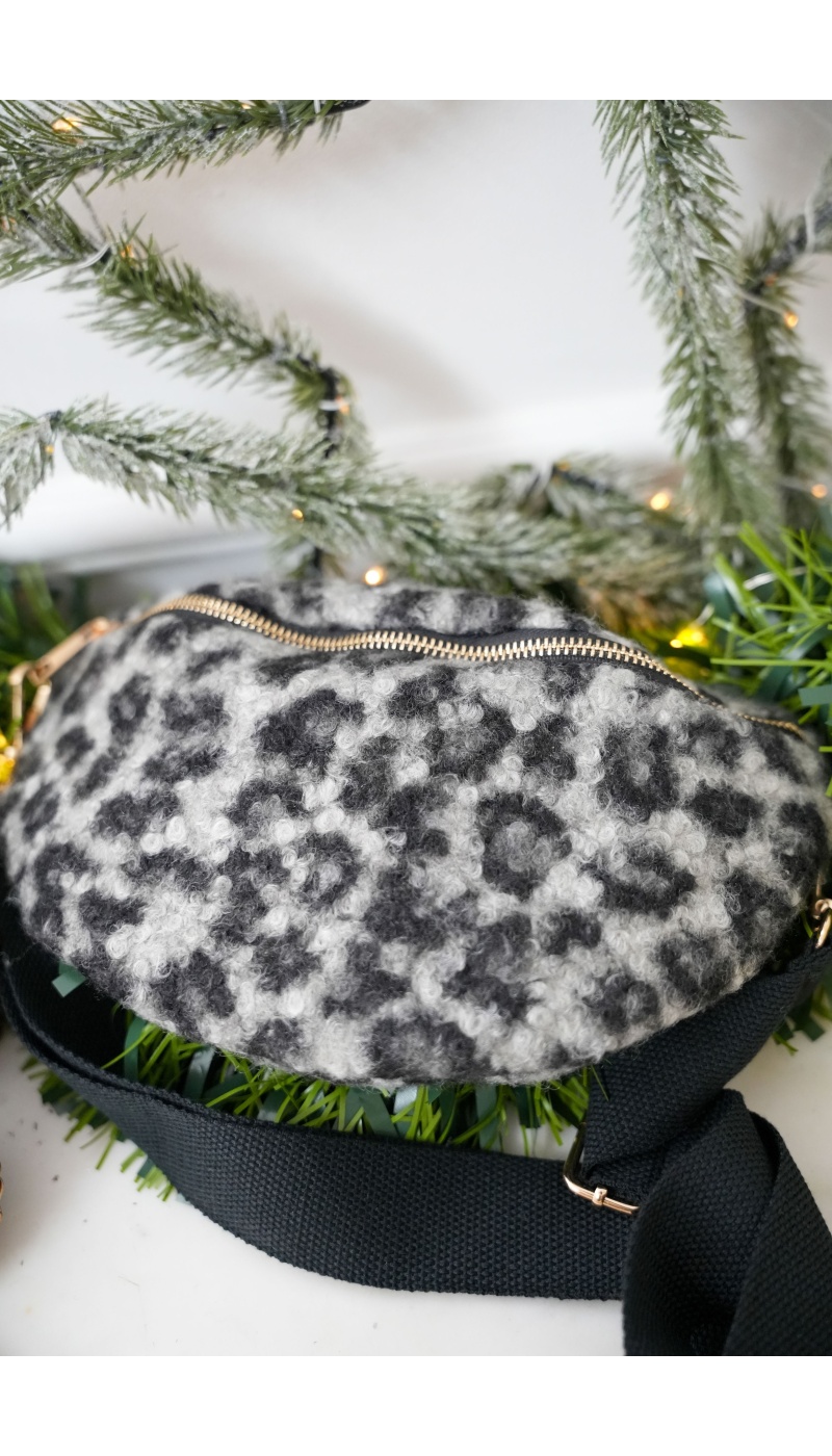 nouven modo LEOPAR GRIS POCHETTE