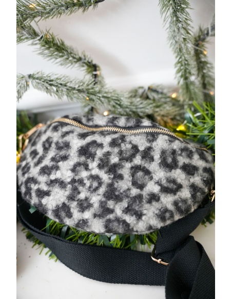 nouven modo LEOPAR GRIS POCHETTE