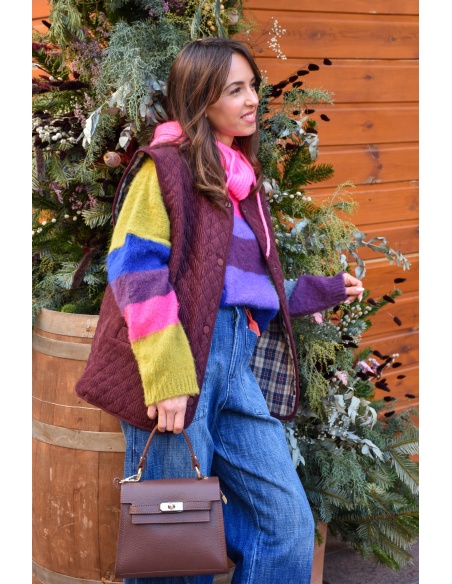 Veste Velours Bordeaux EDITH