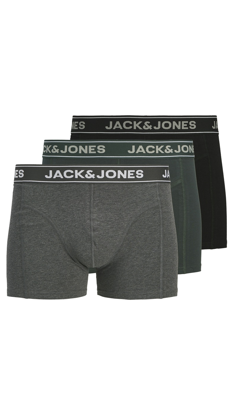Boxers Noir Gris JACBLACK