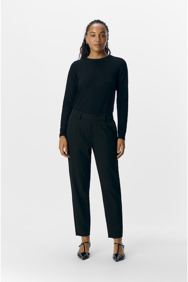 Calça OBJLISA OBJETO Preta - 1 | ABAIXO 2