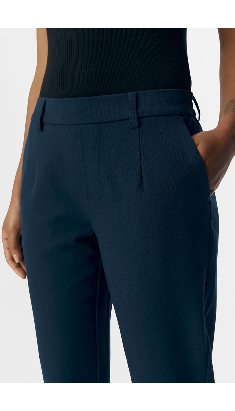 Calça OBJLISA OBJECT Azul Marinho - 4 | ABAIXO