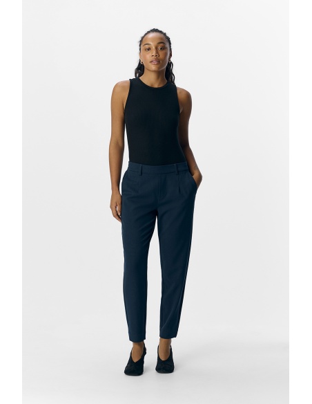 Calça OBJLISA OBJECT Azul Marinho - 1 | ABAIXO