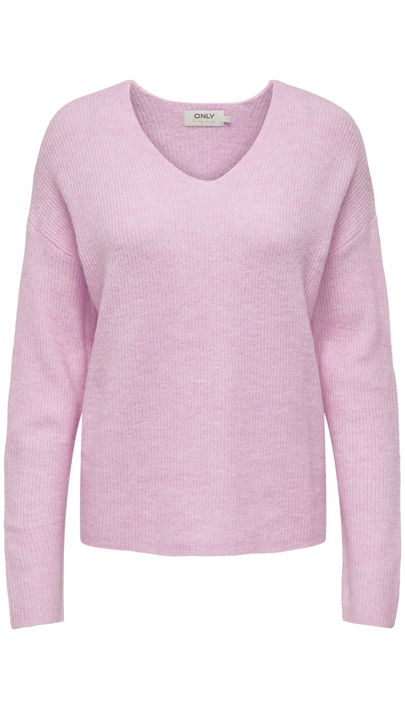 Pull Maille Rose ONLCAMILLA