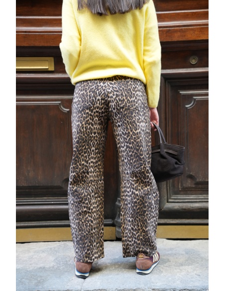 BADALONA SL LEO CAMEL JEANS FEMME