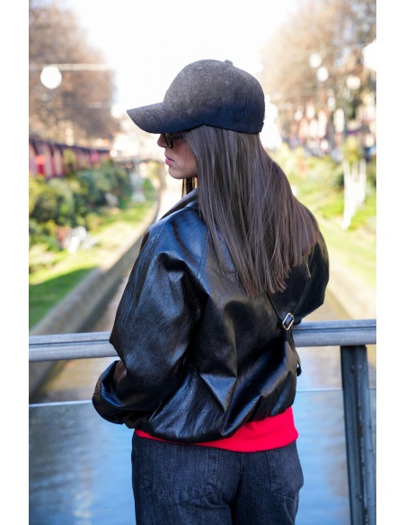 NANA MODA SIMILI NOIRE VESTES FEMME