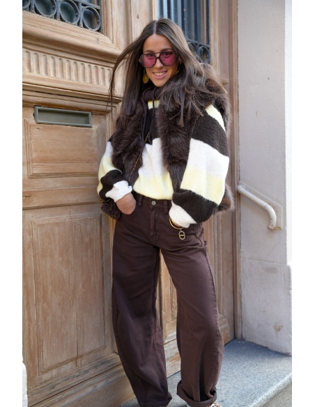 Jean Ballon Marron POPPY