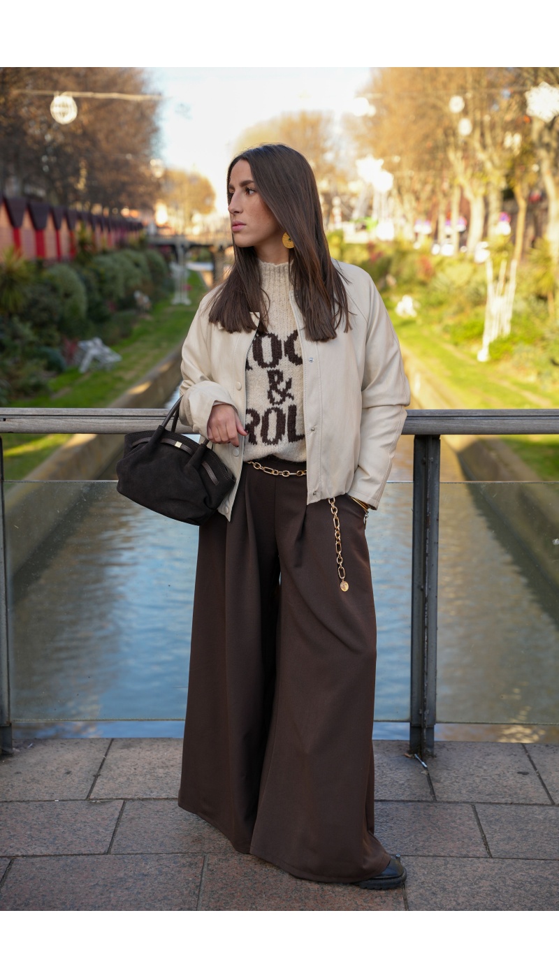 NOVA ANCLA LARGE CHOCO PULL FEMME