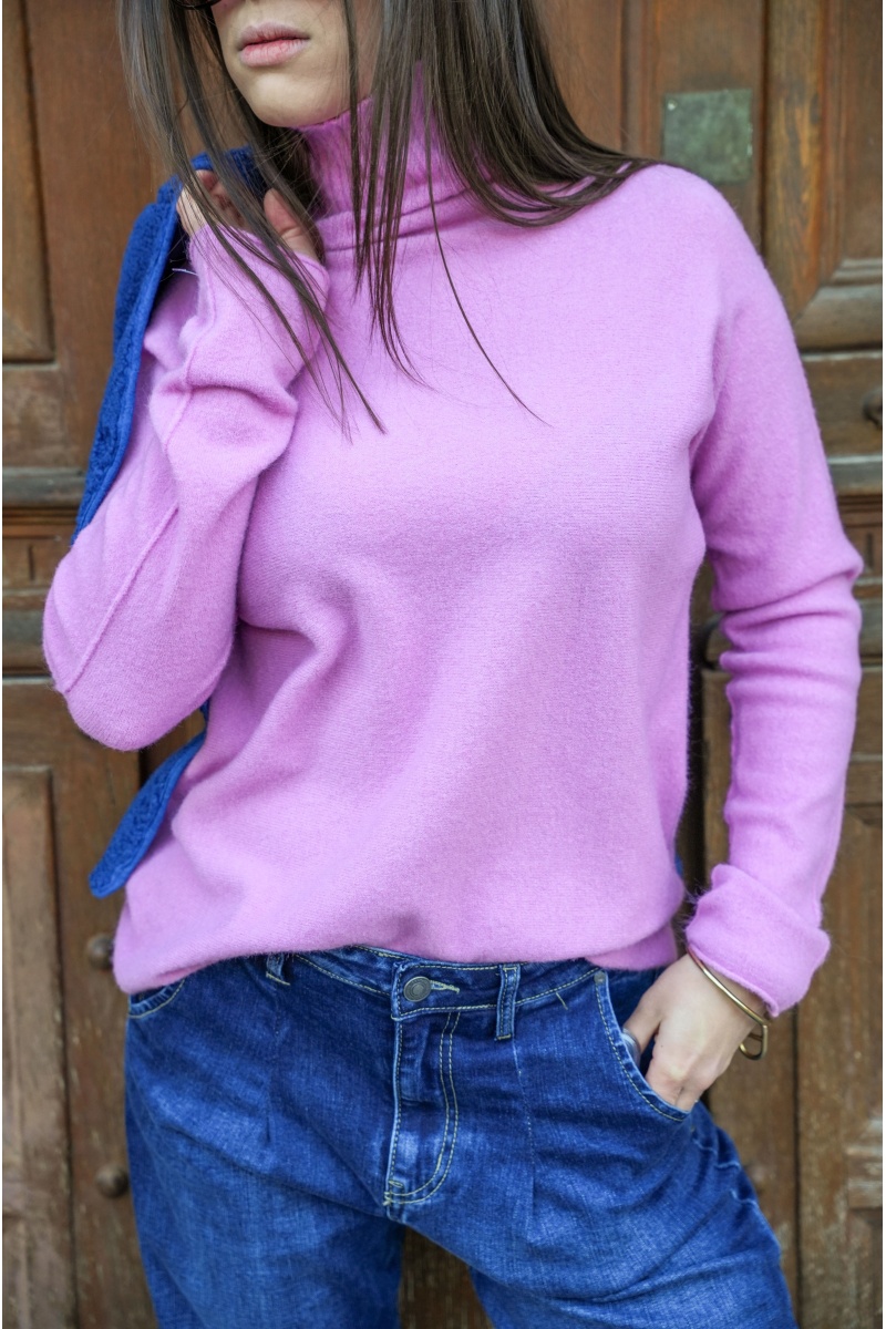 Pull Maille Rose LOUISE