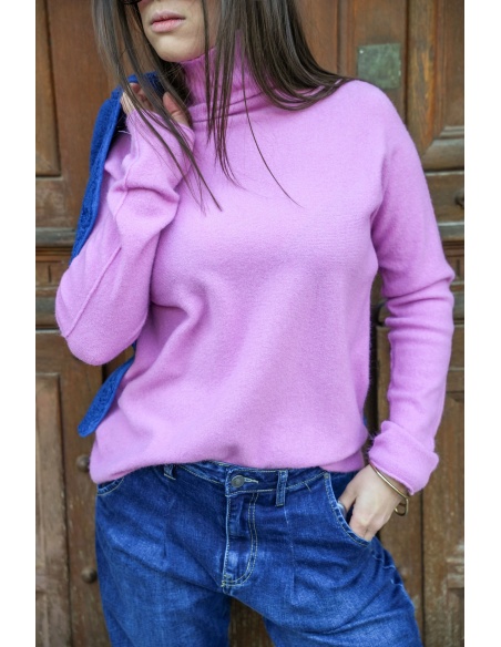 elisa moda COL LILAS PULL FEMME