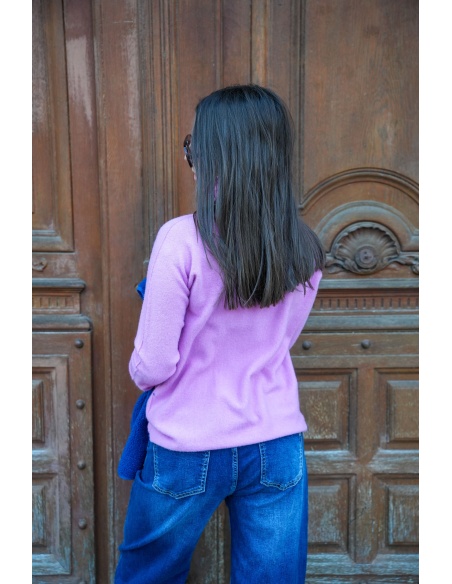 Pull Maille Rose LOUISE