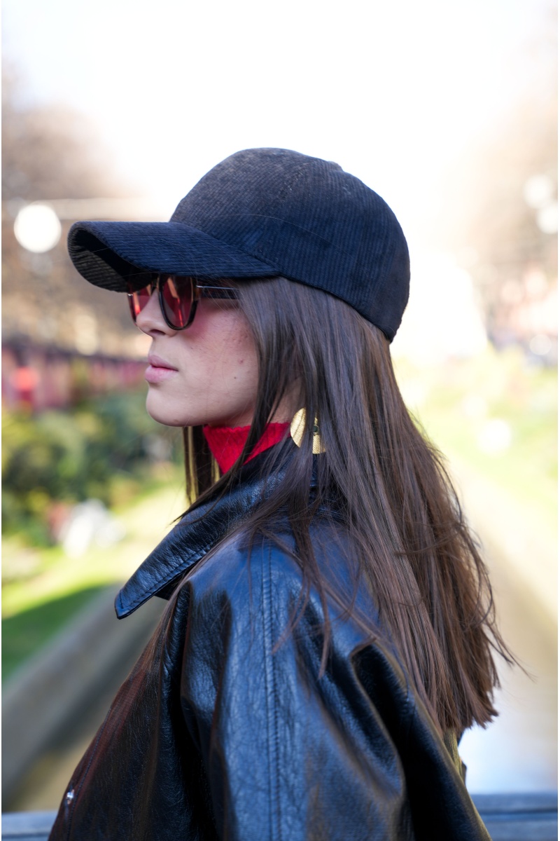 KESSLY  NOIR CASQUETTE