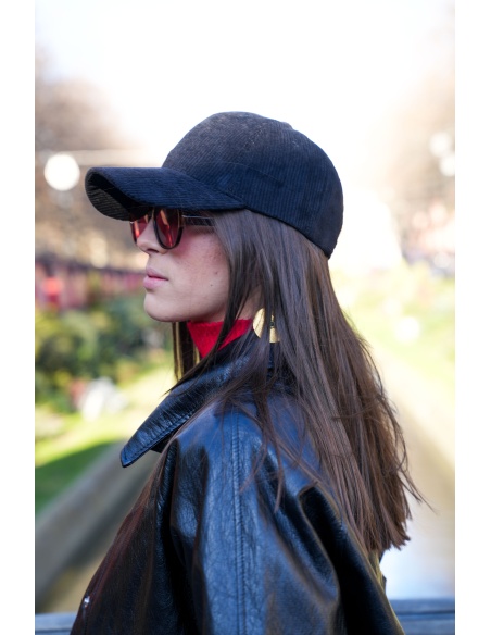 Gorra VICTORIA Noho Terciopelo Negro - 1 | ACCESORIOS