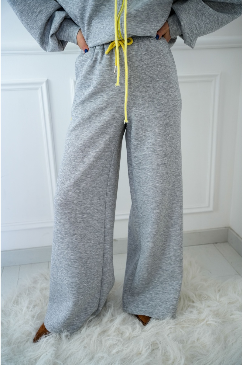 beautiful encounter s.l JAUNE GRIS PANTALON FEMME