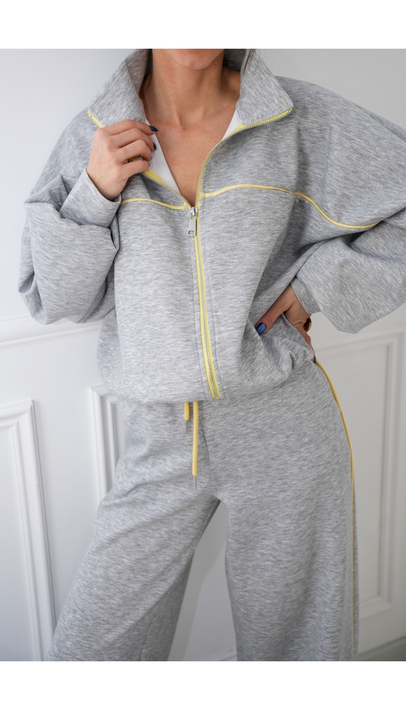 Veste Jaune Gris LOUVE