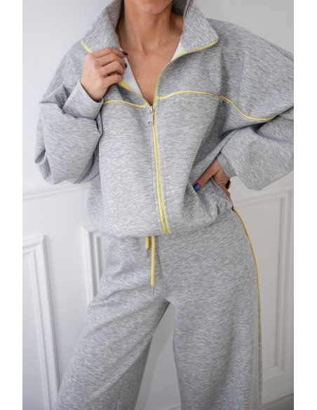 Veste Jaune Gris LOUVE