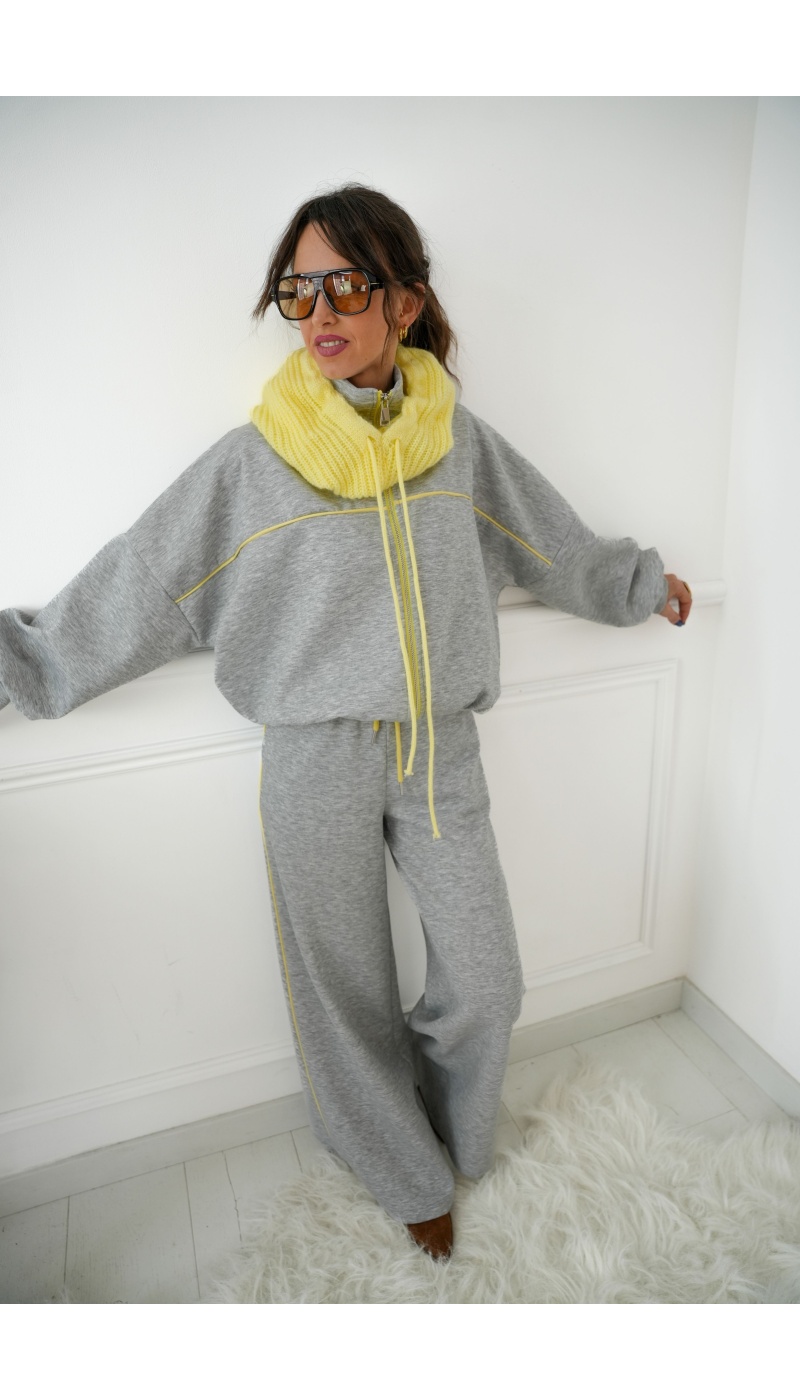 beautiful encounter s.l JAUNE GRIS VESTES FEMME