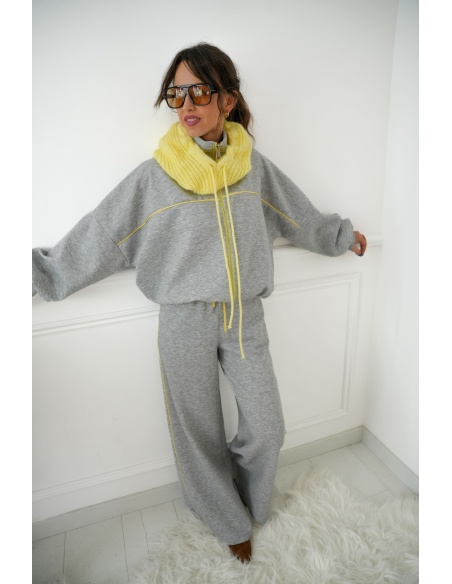 Veste Jaune Gris LOUVE