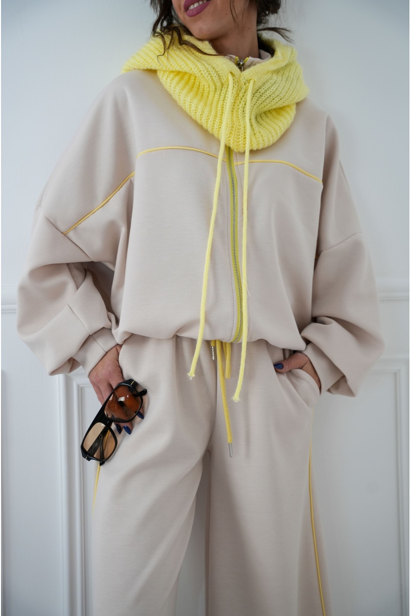 beautiful encounter s.l JAUNE BEIGE VESTES FEMME 2