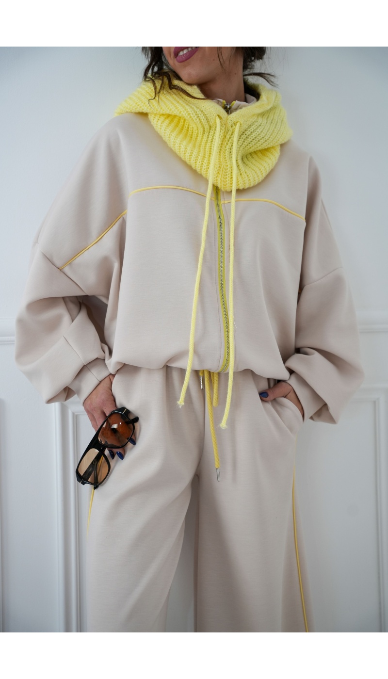 beautiful encounter s.l JAUNE BEIGE VESTES FEMME