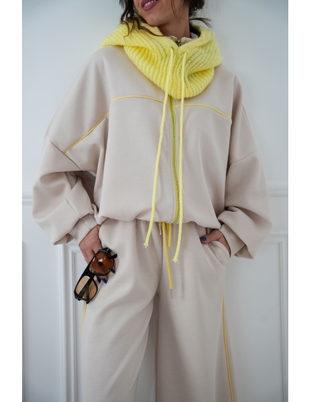 beautiful encounter s.l JAUNE BEIGE VESTES FEMME